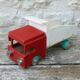 Vintage wooden toy truck handmade