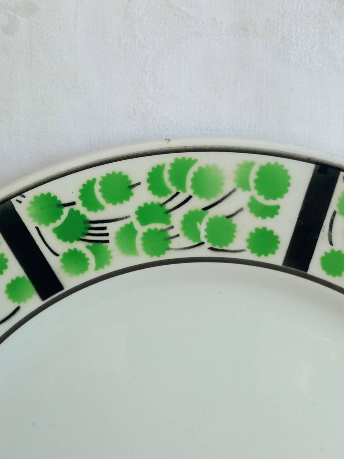 Old service Sarreguemines Digoin model Reinette Art