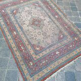 Tapis d'orient ancien persan fait main tebriz 174 x 125 cm