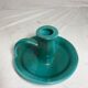 Old caves dieulefit green ceramic + cove vintage candlestick pair