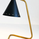 Black casserole lamp