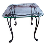 Coffee table from the 50s in wrought iron