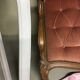 Upholstered double bed and 1 chair