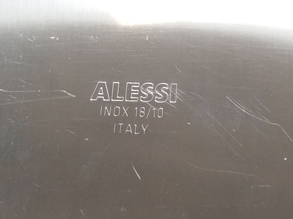 Philippe Starck stainless steel tray "Voilà Voilà " for Alessi