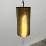 Brass tube pendant lamp in mid-century style, 1960s.