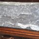 Art Deco sideboard in solid oak – Marble & mirror