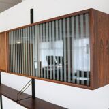 Système mural vintage en palissandre par HG Meubles, danois