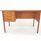 Danish Teak Desk by Gunnar Nielsen Tibergaard, 1960s