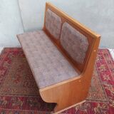 Vintage oak bench storage bench
