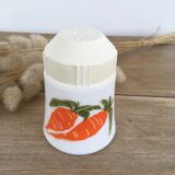 Trio of opaline salt shakers