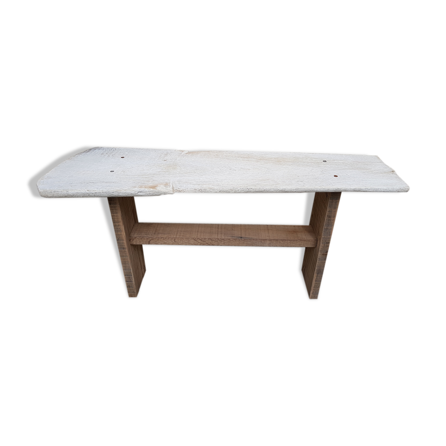 Small old wooden bench