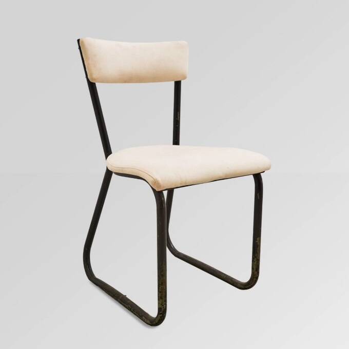 Tubular iron chairs by Gio Ponti for Kardex Italiano
