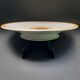 Antique Art Deco fruit bowl 1920-1930. Oeillet earthenware Creil & Montereau
