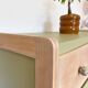 1960s commode with tapered legs.