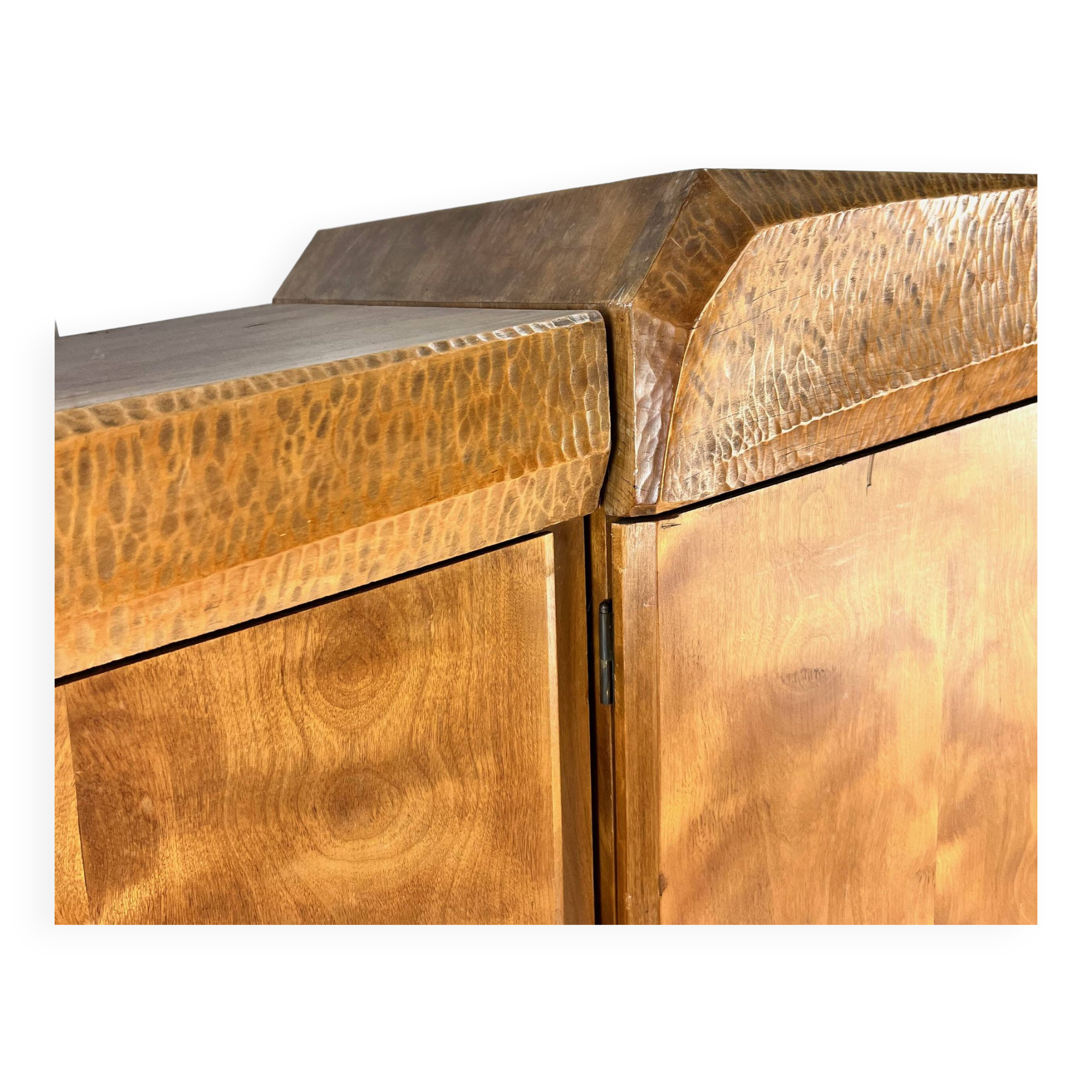 Anthroposophical Handmade Wardrobe, Netherlands, 1940s