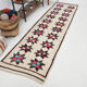Tapis coureur beige & marron