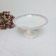 Antique earthenware compote dish