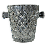 Mini seau à glaçon en verre vintage classique H14 D12