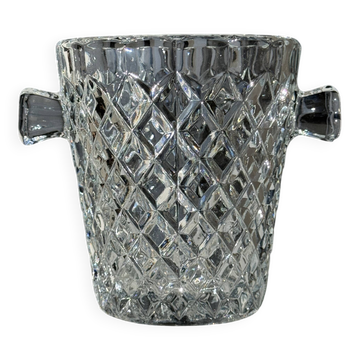 Classic vintage glass ice bucket H14 D12