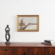Painting, The Winterscape”, Scandinavian design, 1960s
