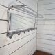 Aluminium coat rack from the 1950s.