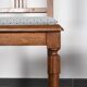 Set of 4 Art Deco chairs in carved wood.