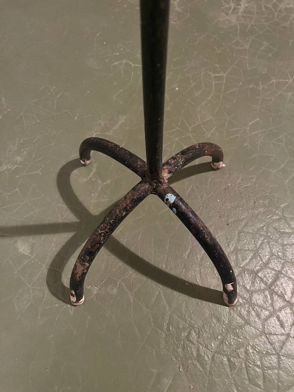 Wrought iron candlestick stand