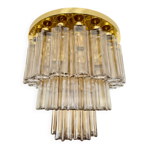 Grand lustre en laiton