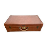 Old brown suitcase