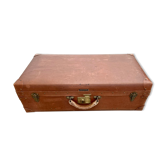 Old brown suitcase