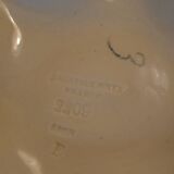 Set of 2 vintage shell dishes from the Sarreguemines earthenware factory