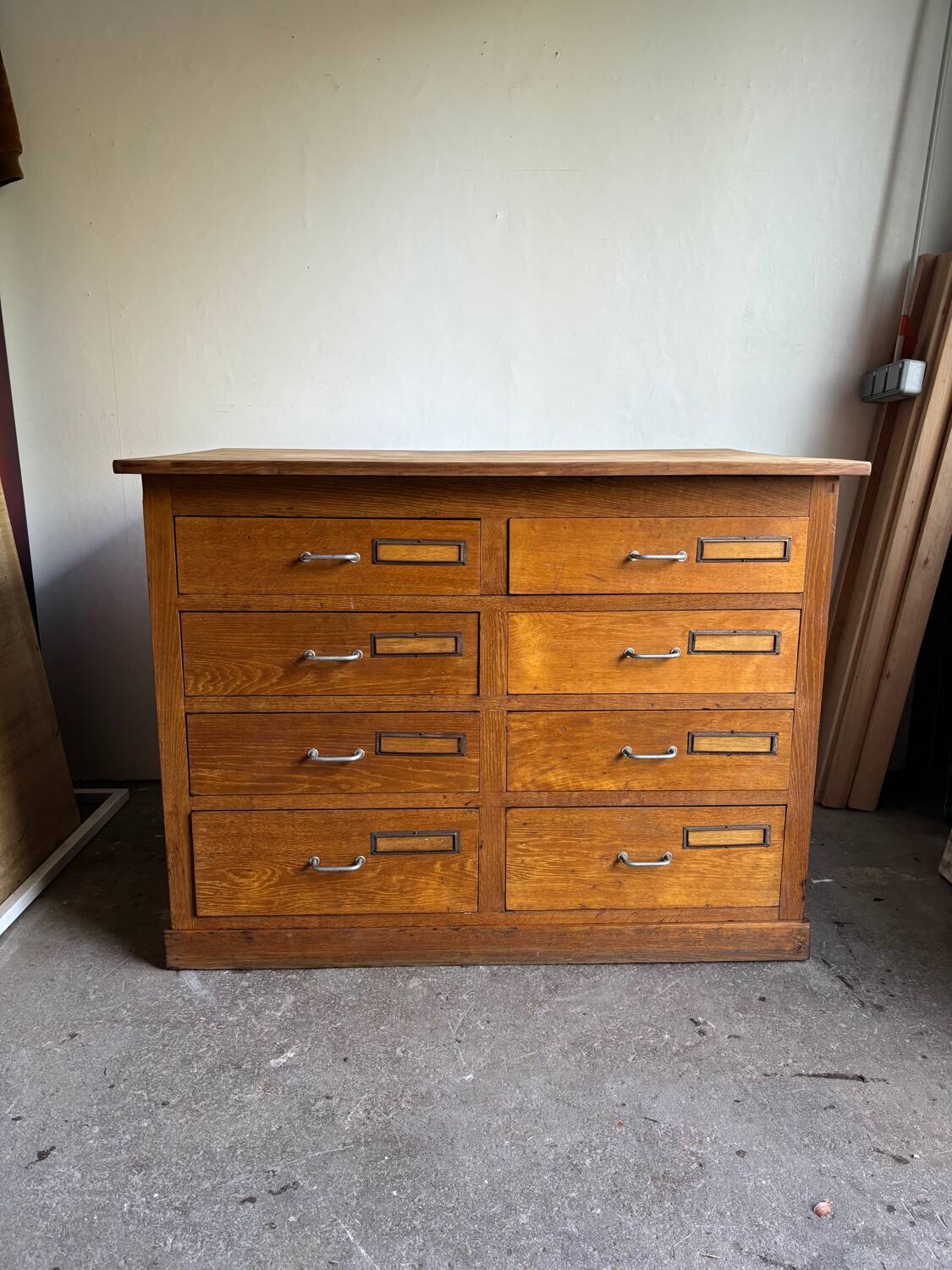 Vintage 8-drawer craft cabinet