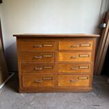 Vintage 8-drawer craft cabinet