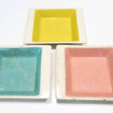 Trio de vide-poches céramique allemande des années 1950