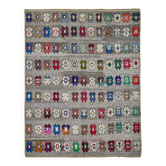 Handwoven Turkish Recycled Boho Rug 272 cm x 340 cm