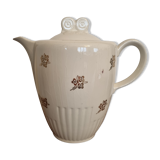 Teapot in half-porcelain of Lunéville late XIXth century