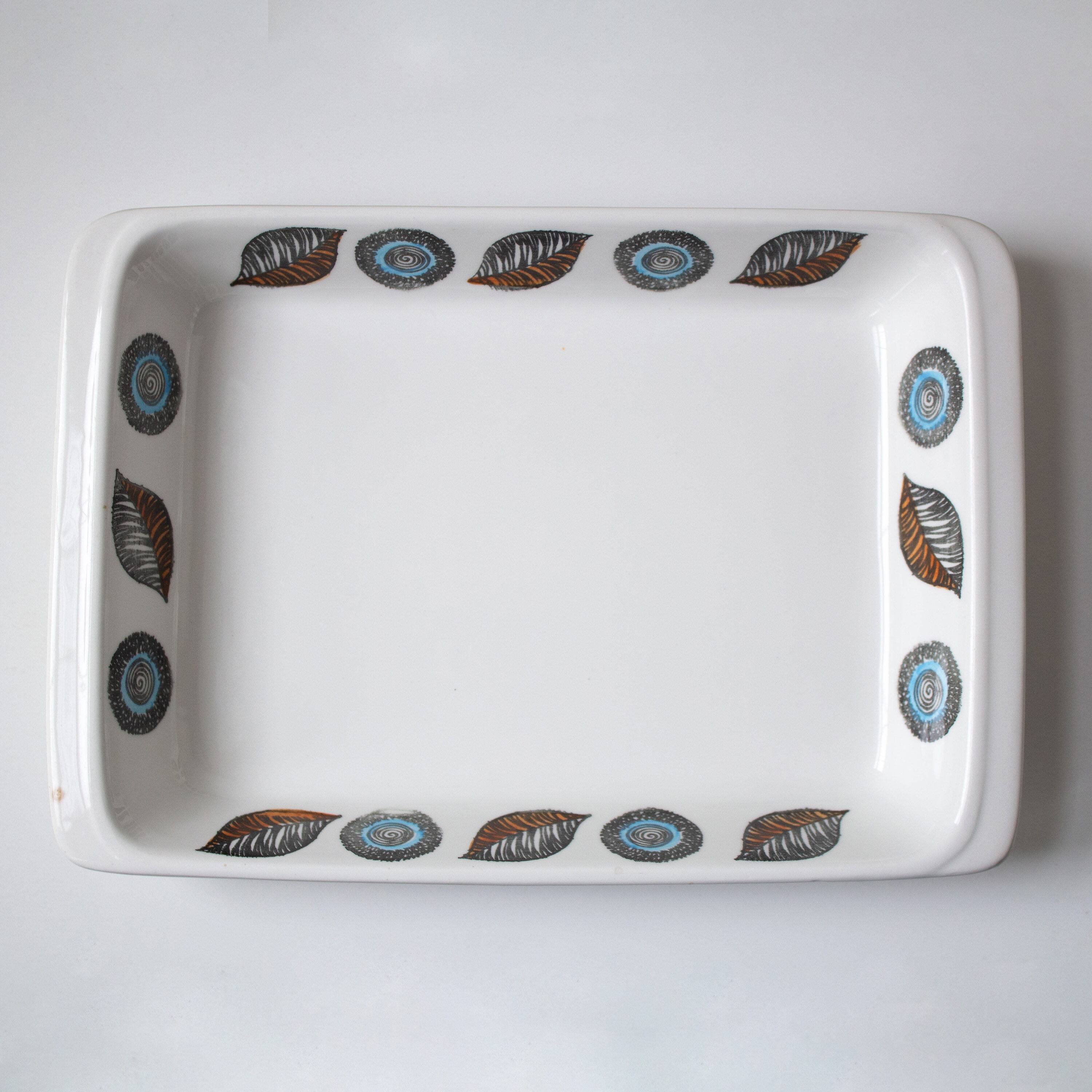Plat / bol rectangulaire vintage Gefle Suède