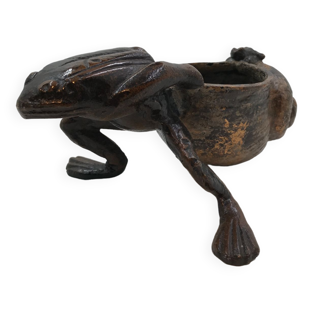Grenouille Statue Grenouille Figurines Résine Jardin Grenouille