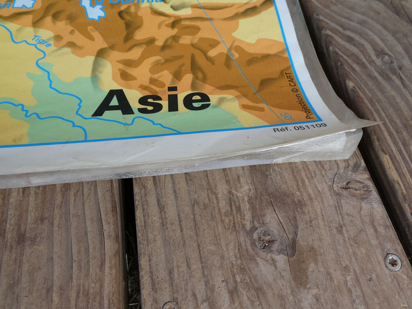 School map poster vintage Europe edition MDI - Old poster