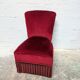 Velvet toad armchair