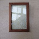 Old wooden wall photo frame