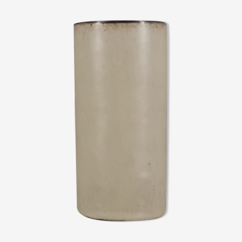Vase rouleau signé en céramique années 50 1950s  vintage / moderniste / Mid-Century / France