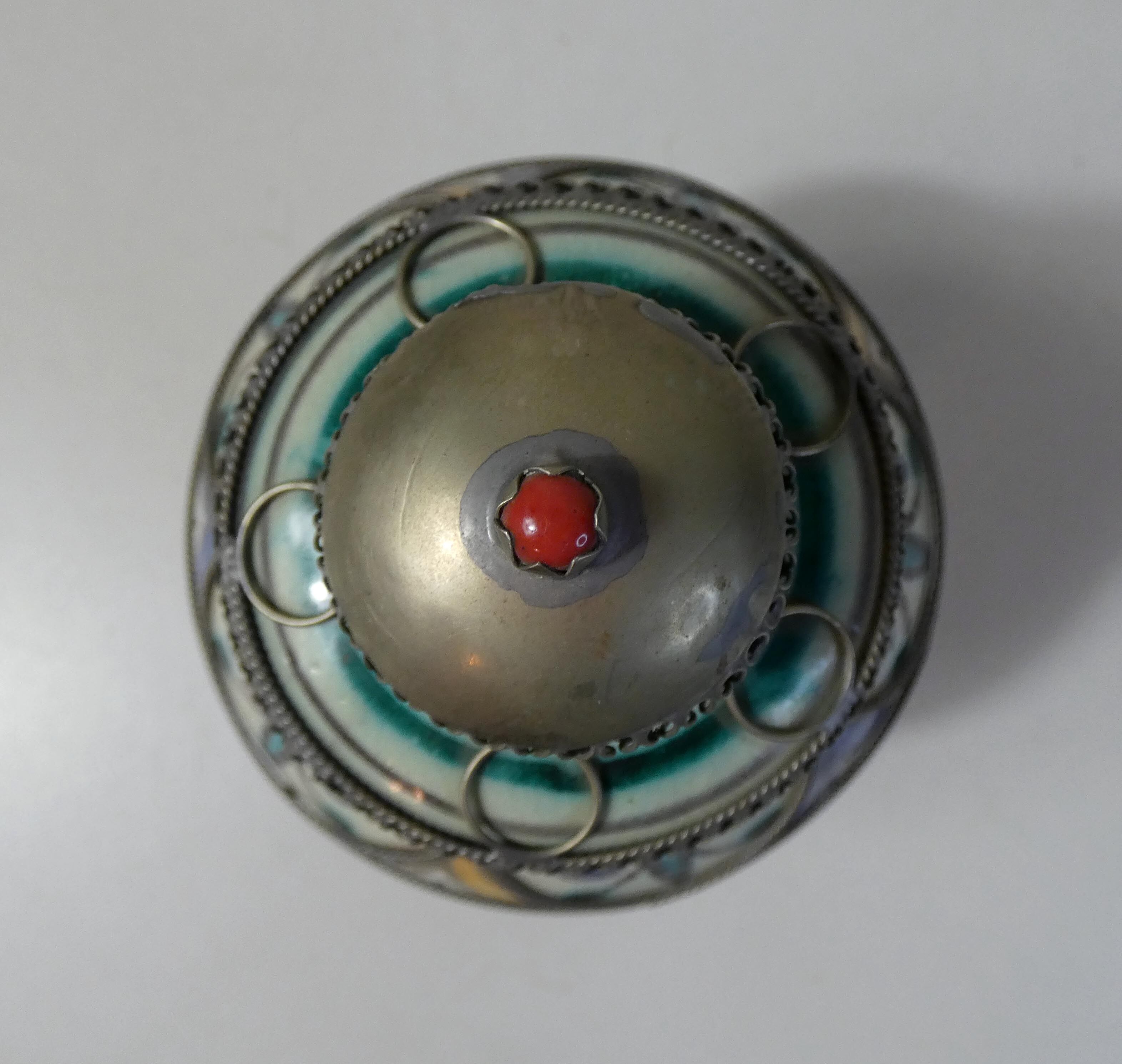 Ancient ethnic berber ceramics morocco filigree