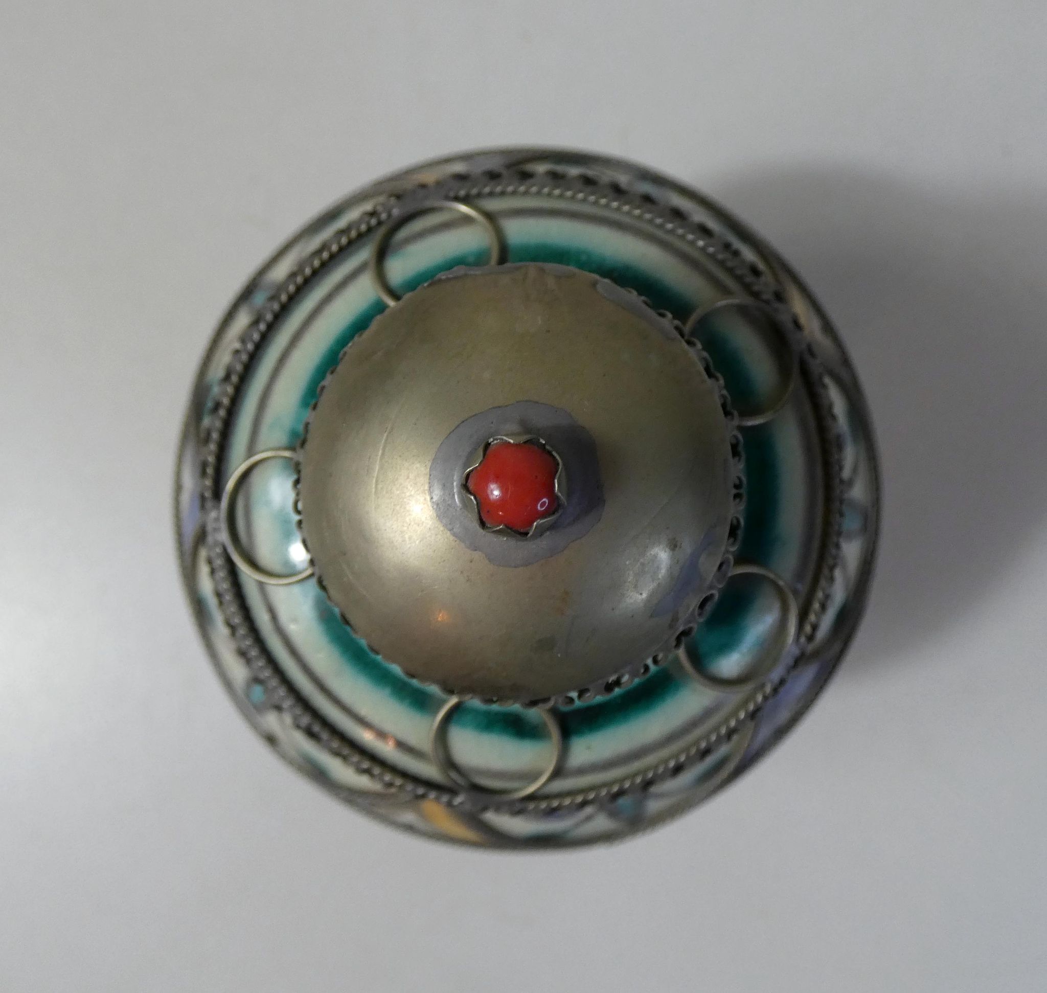 Ancient ethnic berber ceramics morocco filigree
