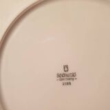 Series of 4 dessert plates Schonwald Germany Art Nouveau decor