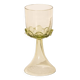 Pair of mouthblown wine goblets - chain