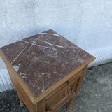 Nightstand, marble bedside table