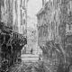 Painting "Rue verrerie Dijon circa 1880" by Paul Deval Ink drawing