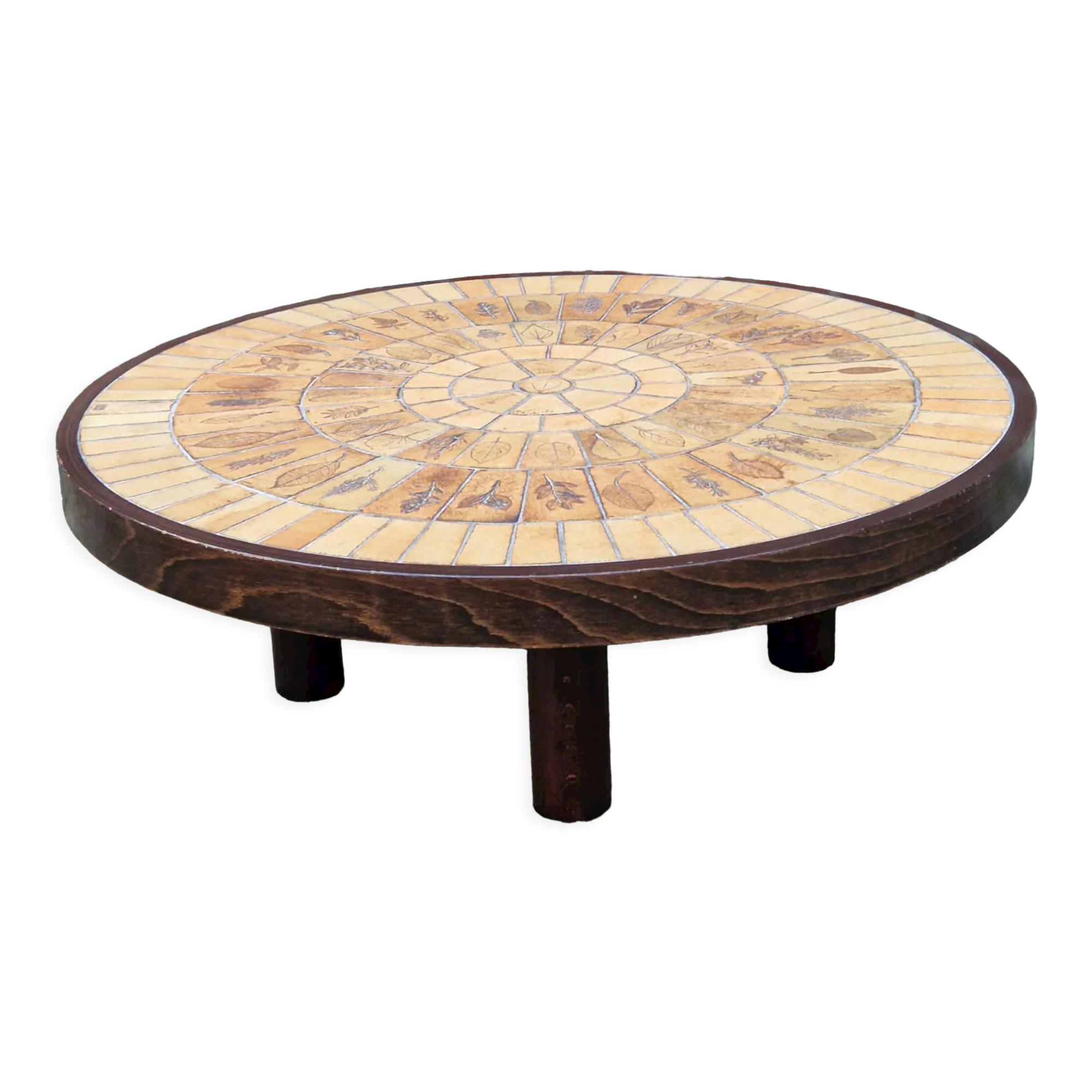 Ceramic coffee table Roger Capron 1960