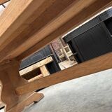 Solid oak monastery table